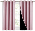 NICETOWN 100% Blackout Curtains 45 inches Long, 2 Thick Layers Completely by NICETOWN