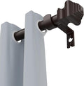 Curtain Rods for Windows 36-48 inch, 5/8 inch Bronze Curtain Rod by Unknown