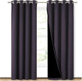 NICETOWN 100% Blackout Curtains 84" Long, Pair of Energy Smart & Noise Blocking by NICETOWN