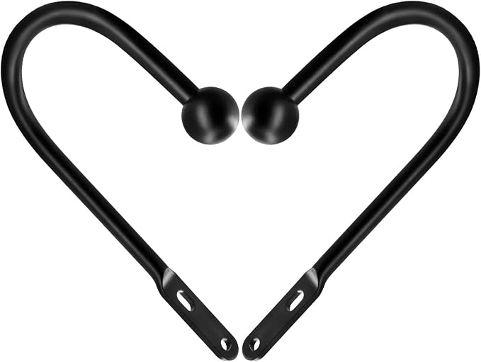 VRSS Wall Mount Curtain Tiebacks Drapery Holdbacks Curtain Holdback Hooks 6" L - Image 4