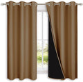NICETOWN 100% Blackout Curtains 45 inches Long, 1 Pair, 42 inches Width Each by NICETOWN