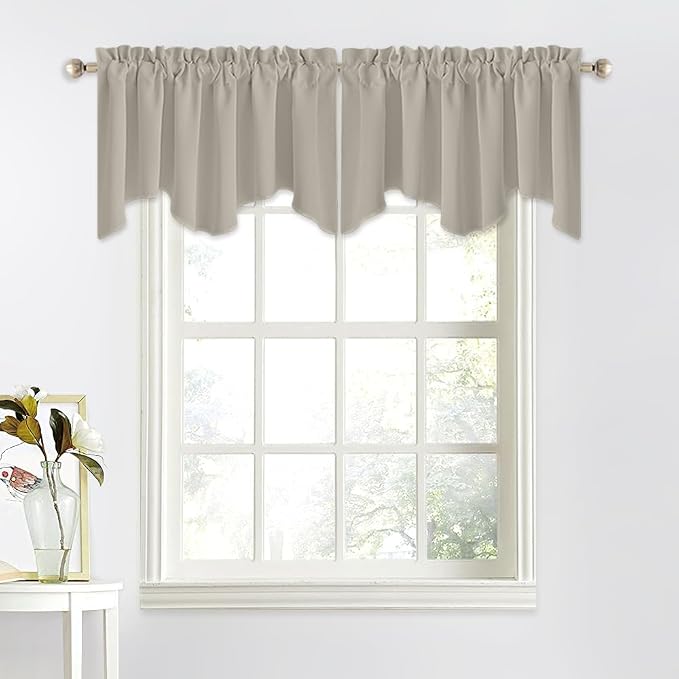 NICETOWN Farmhouse Curtain Valances by NICETOWN