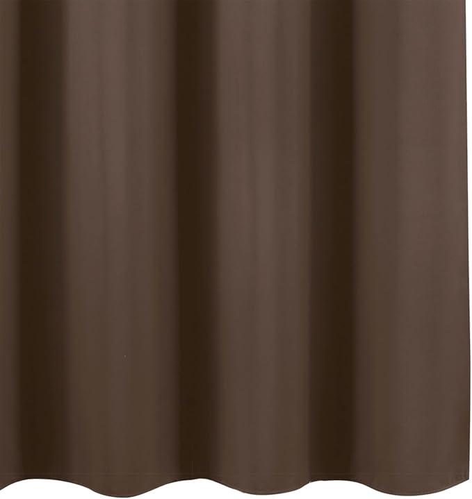 LEMOMO Blackout Curtains 52 x 90 Inch Long Chocolate Curtains Set of 2 Panels - Image 8