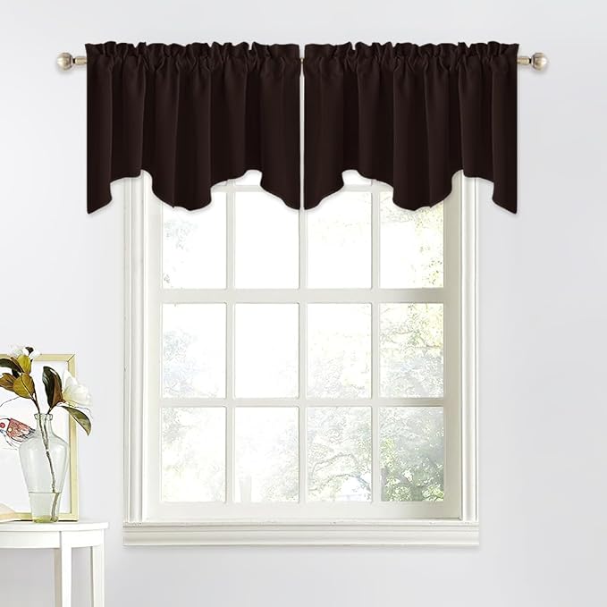 NICETOWN Bathroom Curtain Valances by NICETOWN