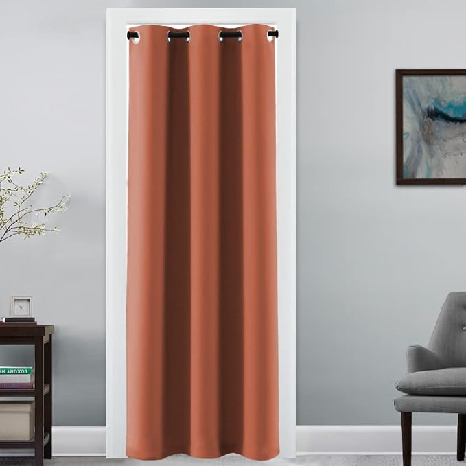 H.VERSAILTEX Doorway Curtain Blackout Closet Door Curtain Room Divider Window by HVERSAILTEX