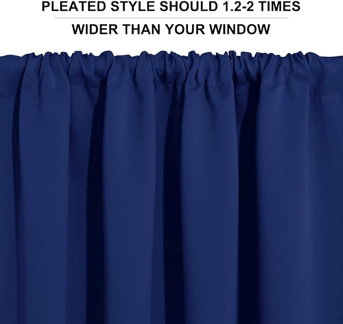 RYB HOME Short Blackout Curtains - Image 5