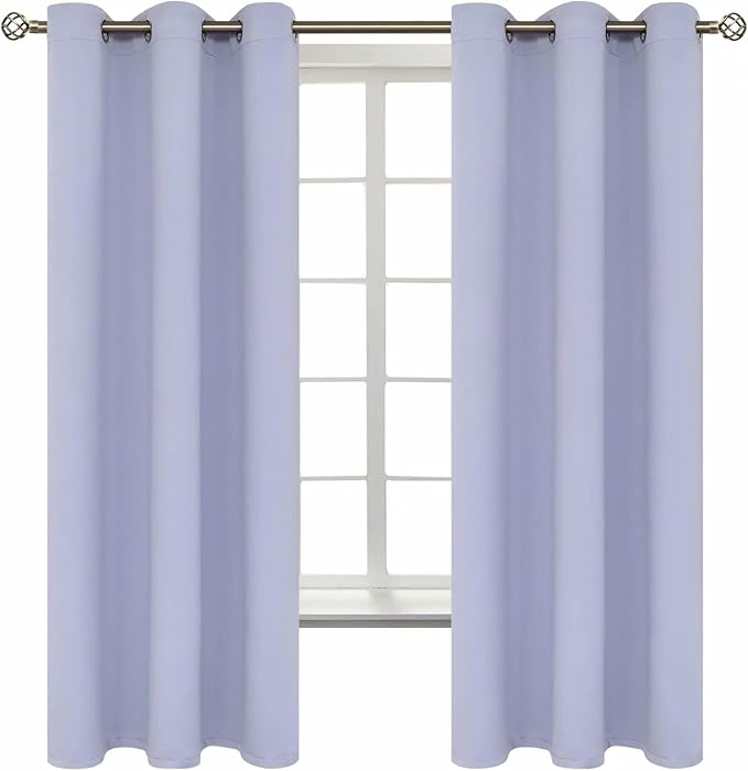BGment Room Darkening Curtains 63 Inches Long by BGment