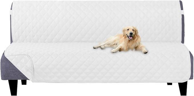 U-NICE HOME Futon Sofa Covers Reversible Slipcover Armless Couch Cover Water by U-NICEHOME