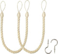 BEL AVENIR Curtain Ropes Tiebacks Tie-Backs, Curtain Handmade Holdbacks by BELAVENIR