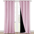 NICETOWN Full Shading Curtains for Windows, Super Heavy-Duty Black Lined by NICETOWN