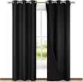NICETOWN Room Warming Blackout Curtains 80 inches Long, Full Light Blocking by NICETOWN