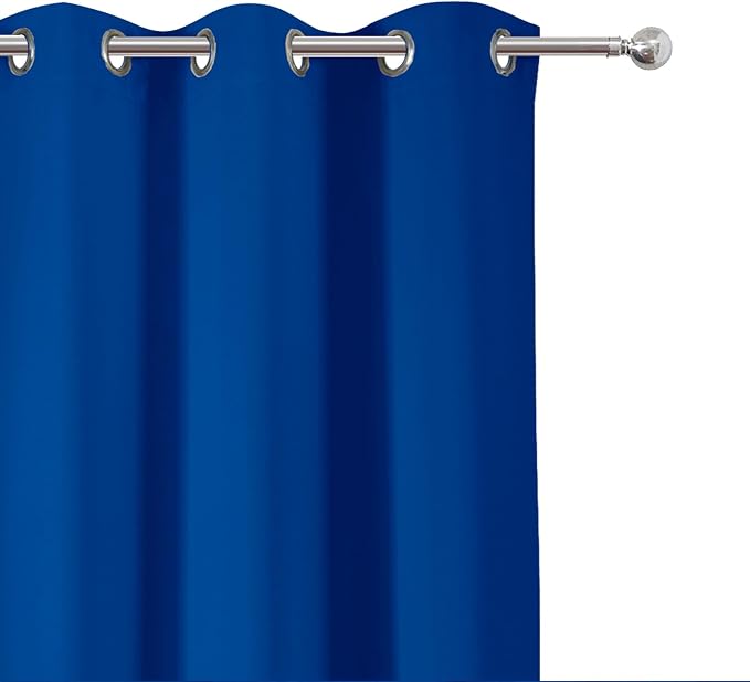LEMOMO Royal Blue Thermal Blackout Curtains/42 x 84 Inch/Set of 2 Panels Room - Image 6