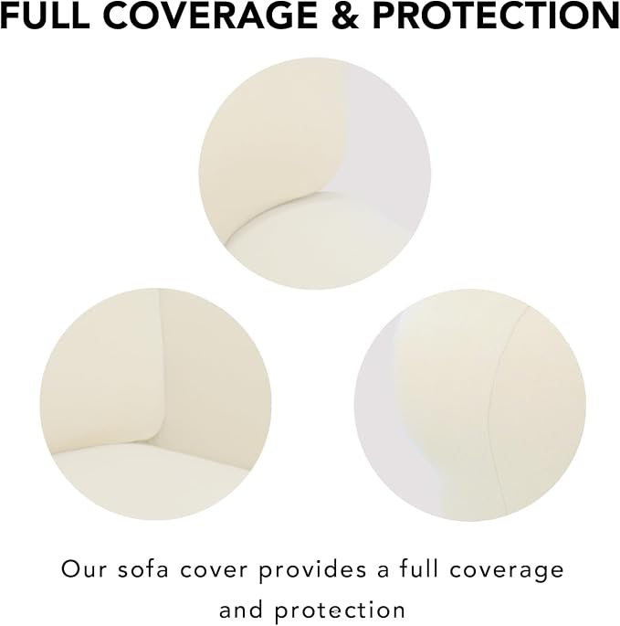 PureFit Super Stretch Sofa Slipcover – Spandex Non Slip Soft Couch Sofa Cover - Image 4