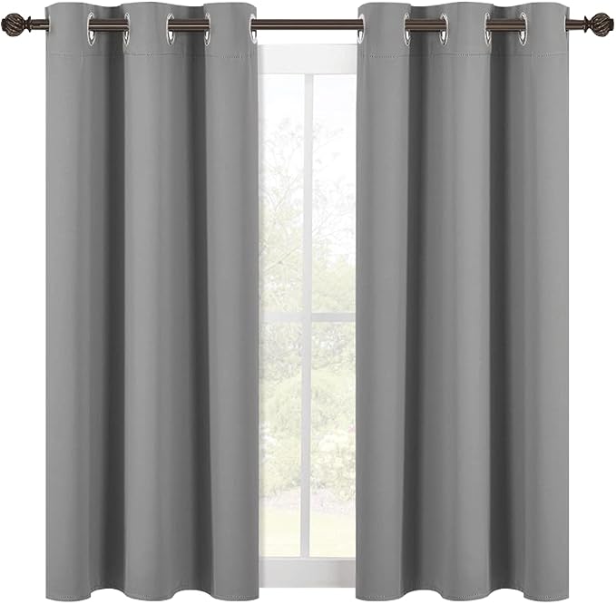 NICETOWN Bedroom Curtains Blackout Drapery Panels, Three Pass Microfiber - Image 2
