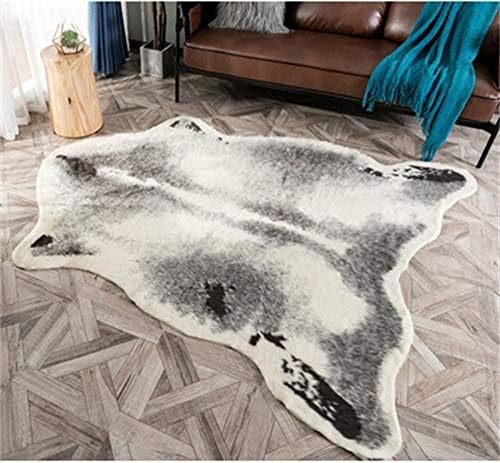 Cow Print Rug Faux Cowhide Rug Animal Pattern Carpet - Image 4