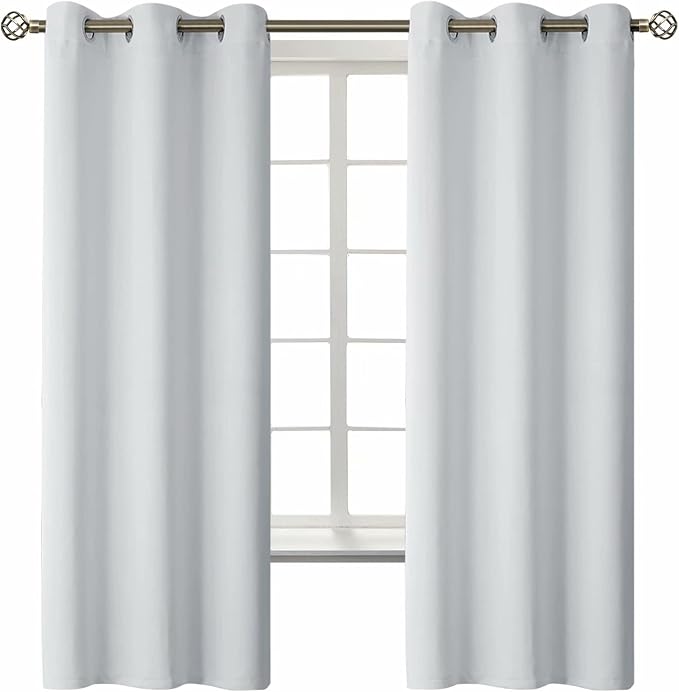 BGment Room Darkening Curtains 63 Inches Long by BGment