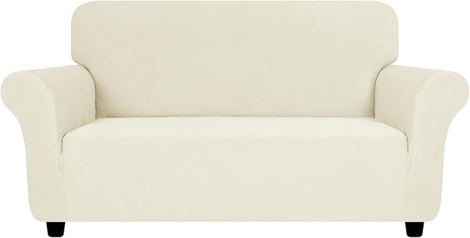 ZNSAYOTX Super Stretch Loveseat Covers, New Striped Love Seat Slipcover - Image 7