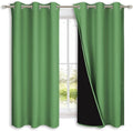 NICETOWN 100% Blackout Curtains 45 inches Long, Forest Green, 1 Pair, 42 inches by NICETOWN