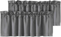 H.VERSAILTEX Blackout Valances for Windows, Kitchen Window Valance Curtains for by HVERSAILTEX