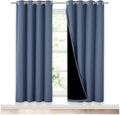 NICETOWN Full Shade Curtain Panels 72 inches Long, Pair of Energy Smart & Noise by NICETOWN