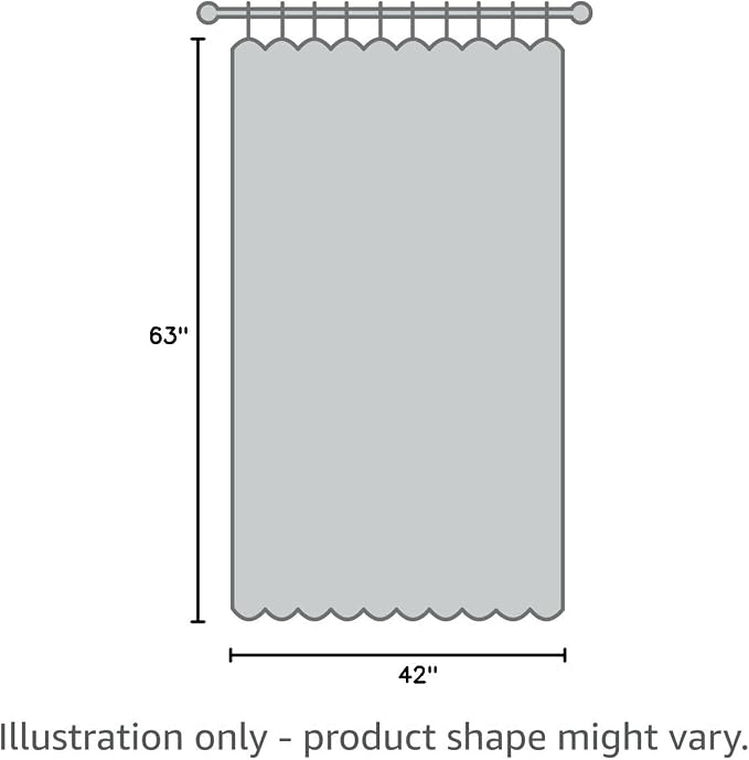 Chyhomenyc Light Pink Sheer Curtains 63 Inch Length 2 Panels, Light Filtering - Image 10