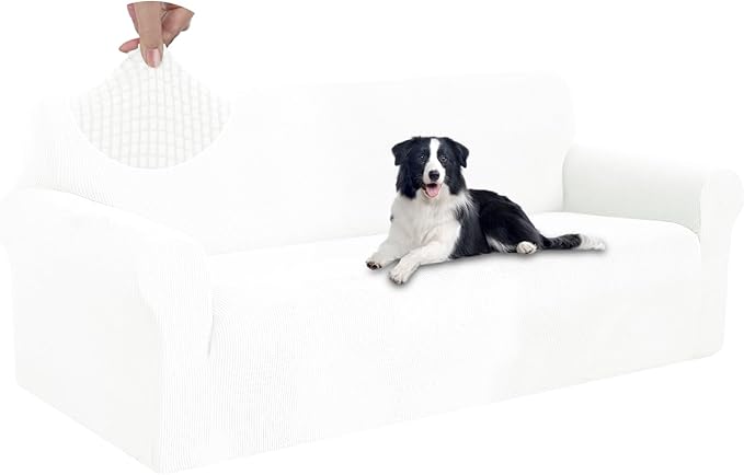U-NICE HOME Oversized Stretch Sofa Slipcover, Soft Jacquard Fabric Couch Cover by U-NICEHOME