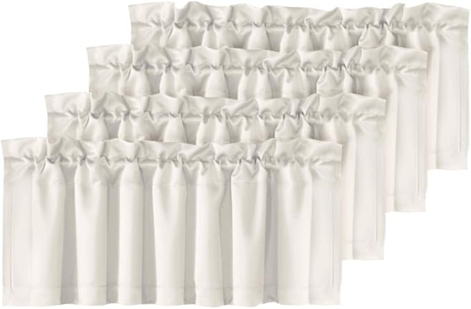 H.VERSAILTEX Blackout Valances for Windows, Kitchen Curtains Valances for by HVERSAILTEX