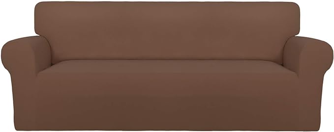 PureFit Super Stretch Oversized Sofa Slipcover – Spandex Non Slip Soft Couch by PureFit