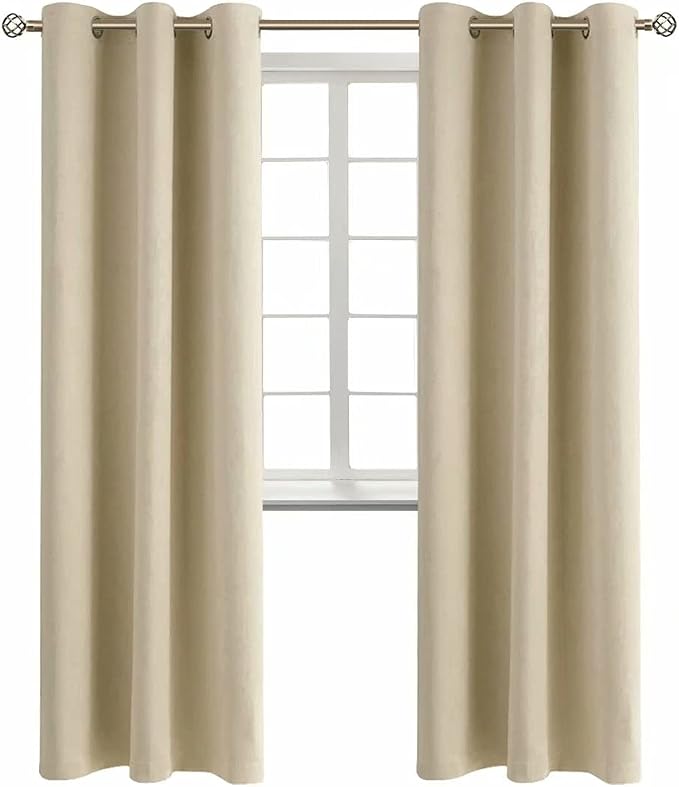 BGment Room Darkening Curtains 84 Inches Long by BGment