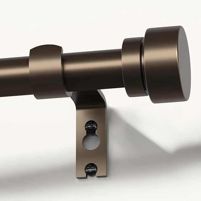 Lootkell Modern Brown Curtain Rods by Unknown