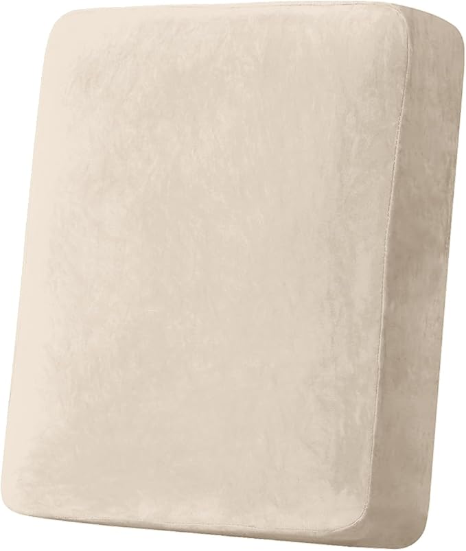 Couch Cover Stretch Velvet Sofa Cushion Cover 1-Piece by Taque