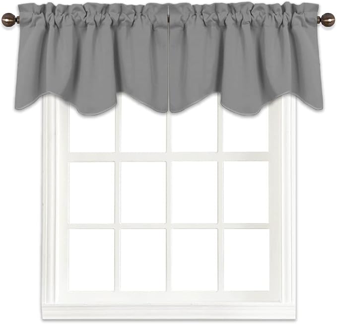 NICETOWN Sliver Grey Valances for Windows - Image 7