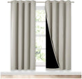 NICETOWN 100% Blackout Window Curtain Panels, Full Light Blocking Drapes by NICETOWN