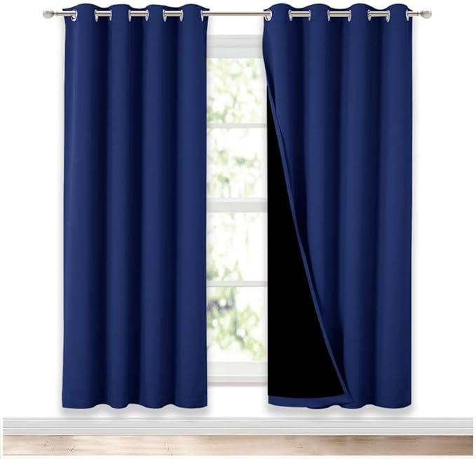 NICETOWN Full Shade Curtain Panels, Pair of Energy Smart & Noise Blocking Out by NICETOWN