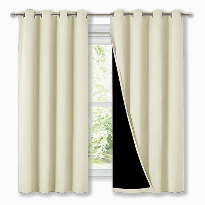 NICETOWN 100% Blackout Blinds, Laundry Room Decor Window Treatment Curtains by NICETOWN