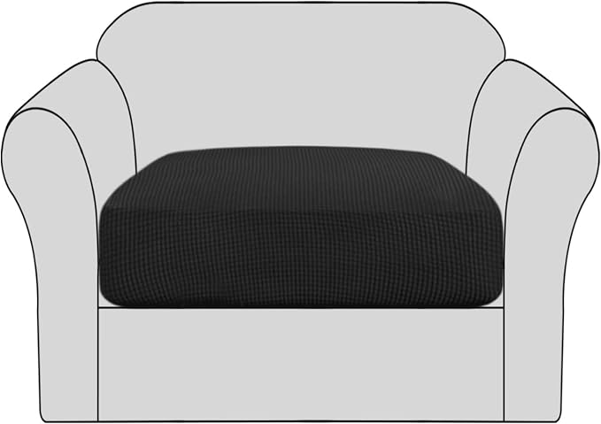 H.VERSAILTEX Stretch Couch Cushion Covers Individual Seat Sofa Chair Slipcovers by HVERSAILTEX