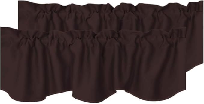 H.VERSAILTEX 2 Panels Blackout Curtain Valances by HVERSAILTEX