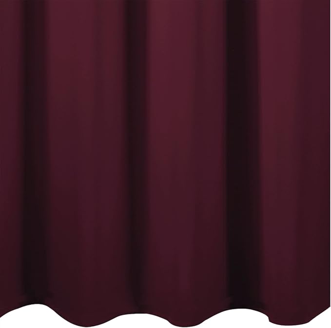 Blackout Curtains 52 x 90 Inch Long Burgundy Red Curtains Set of 2 Panels Room - Image 8