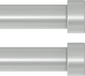 VOIIY 2 Pack Curtain Rods for Windows 28 to 48 Inch, Modern Adjustable Heavy by VOIIYCurtainRods