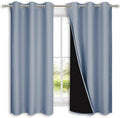 NICETOWN 100% Blackout Curtains 45 inches Long, 1 Pair, 42 inches Width Each by NICETOWN