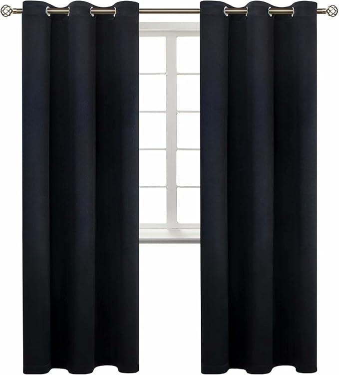 BGment Black Blackout Curtains for Living Room by BGment