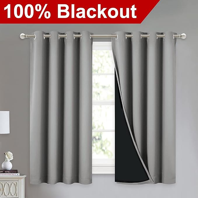 NICETOWN 100% Blackout Curtains - Image 2