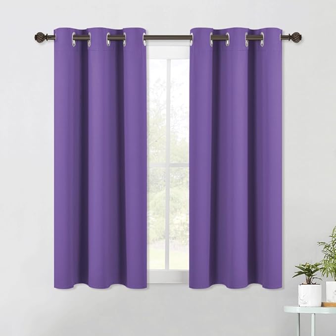 NICETOWN Kitchen Blackout Short Curtain Panels by NICETOWN