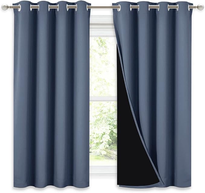 NICETOWN Noise Reducing 100% Blackout Curtains by NICETOWN