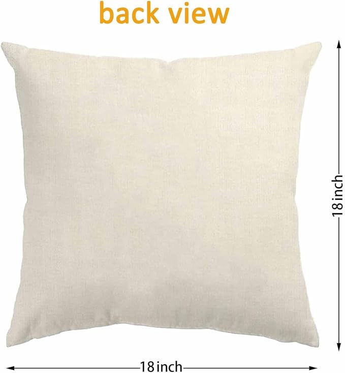 Fall Decorations for Home, Fall Pillow Covers 18 x 18 Inch Autumn Thankful - Image 4