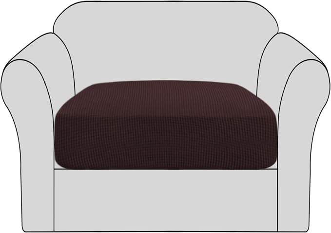 H.VERSAILTEX Stretch Couch Cushion Covers Individual Seat Sofa Chair Slipcovers by HVERSAILTEX
