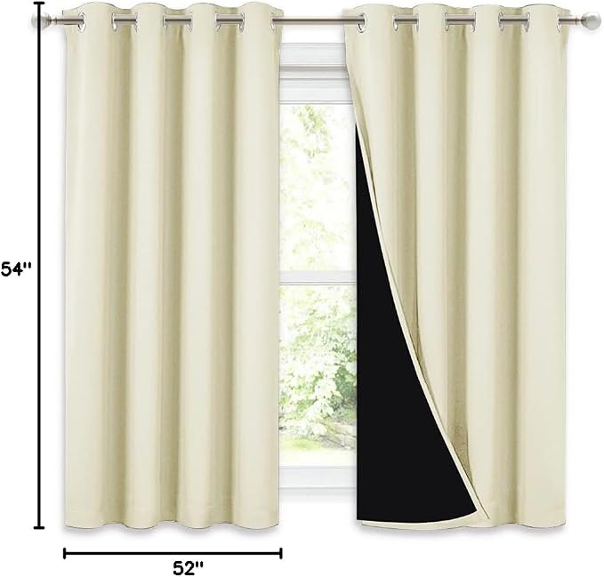 NICETOWN Cold Blocking Curtains, Bedroom Full Blackout Curtain Panels, Great Job - Image 8