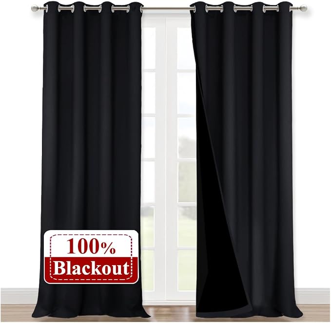 NICETOWN Extra Long Truly Blackout Drapes by NICETOWN