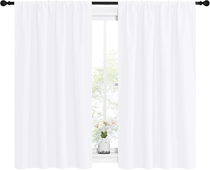 NICETOWN Kitchen Curtains, Short Home Decoration Curtains & Drapes, Small - Image 2