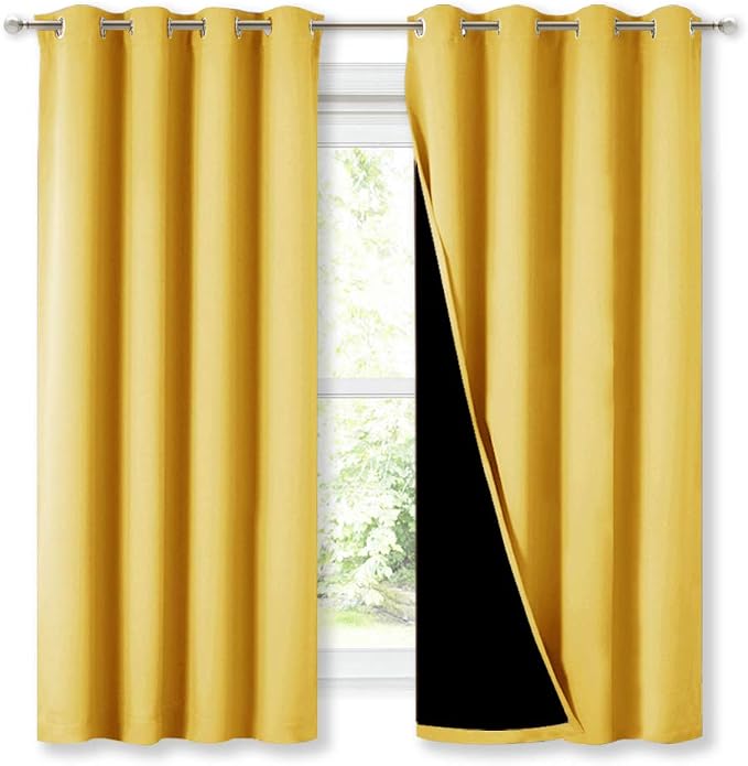 NICETOWN Blackout Lined Curtains by NICETOWN